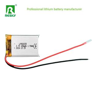 Quality Rechargeable Lithium Polymer Battery Cell 552535 3.7V 430mAh Lipo Batteries wholesale