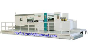 Quality Automatic Lead Edge Flat Bed Die Punching Machine With Stripping Corrugated wholesale