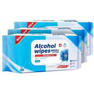 Quality Travel Outdoor Alcohol Surface Wipes / Alcohol Based Cleaning Wipes wholesale