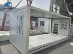 Anti Seismic Collapsible Container Homes 20ft Site Office With Sandwich Panel