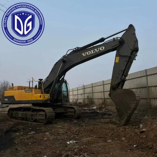 Used Volvo EC480 48Ton Crawler Excavator Large Construction Equipment In Good