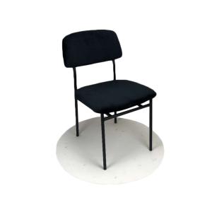 Quality 14KGS 770mm 0.12m3 Black Velvet Dining Chair wholesale