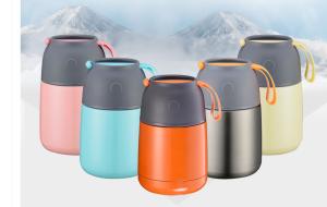 Quality Mini Cute Stainless Steel Thermos Food Containers , Vacuum Insulated Food Jar wholesale