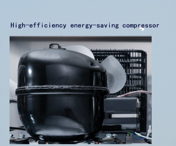 Eco Friendly Commercial Kitchen Refrigerator Freezer 250L Automatic Return Door