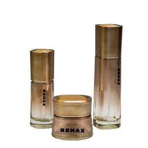 Quality 50g 40ml 100ml Gradient Spray Coating Process Square Glass Skincare Set Packaging For Daily Skincare wholesale