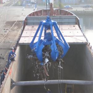 Quality 6m3 Steel Scrap Loading Rope Mechanical Orange Peel Grab wholesale
