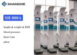 Quality Pharmacy Height Weight Bmi Blood Pressure Machine 45kg Weight SH - 800A Model wholesale