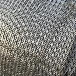 SS Compound Balanced Weave Conveyor Belt For Food Drying With Welding Edge