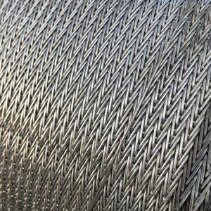 Quality SS Compound Balanced Weave Conveyor Belt For Food Drying With Welding Edge wholesale
