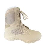 Oxford Cloth Genuine Leather High Cut Safety Boots for Men Hiking in Desert Top
