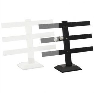 High Strength Acrylic Jewellery Display Stands , Three Floors Earring Holder