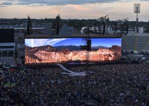 Quality Waterproof 5500Nits P5.95 Outdoor Rental LED Display High Contrast Ratio wholesale