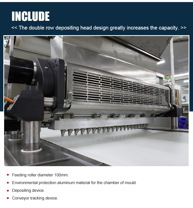 New Design Cookie Forming Chocolate Biscuit Making Machine For Biscuit Product Line