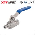 Xtv 2PC High Platform/Manual Stainless Steel Ball Valve for GB Standard PN1.0-32