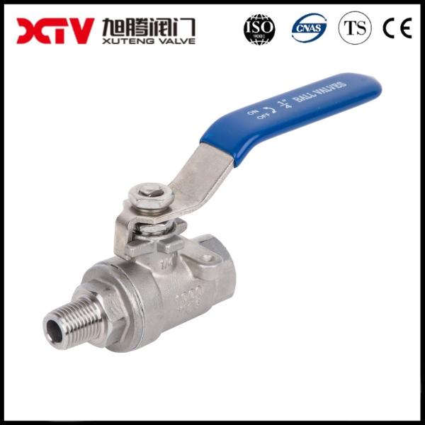 Normal Temperature Xtv 2PC Stainless Steel Ball Valve with Internal and External