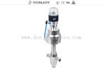 Pneumatic 3 Way Shut Off Globe Valve With Control Top