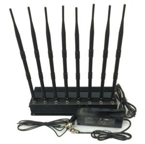 Quality Walkie Talkie Radio Jamming Equipment 8 Channels 20 Watt With Cooling Fan wholesale