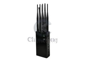 Quality AC 110 -220V High Gains 8 Antennas Handheld Signal Jammer wholesale