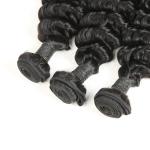 Smooth Healthy Deep Wave Hair Bundles 16 Inch Without Chemical Processed