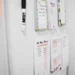 8cmx16cm Diary Journal Notebook , Grocery List Magnetic Pad For Fridge