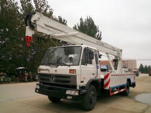 Quality Dongfeng 170hp 20M Aerial Lift Truck , Aerial Platform Truck With 360 Degree Rotation Arms wholesale