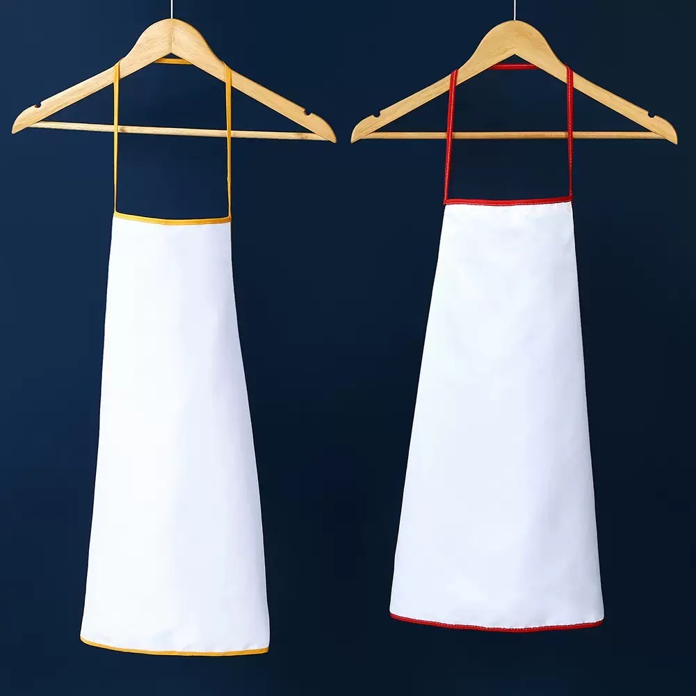 Blank Sublimation Polyester Apron For Sublimation Photo Printing
