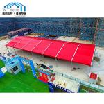 Red Roof Outdoor Wedding Tent A Shape Tent Aluminum Structure For 150 People