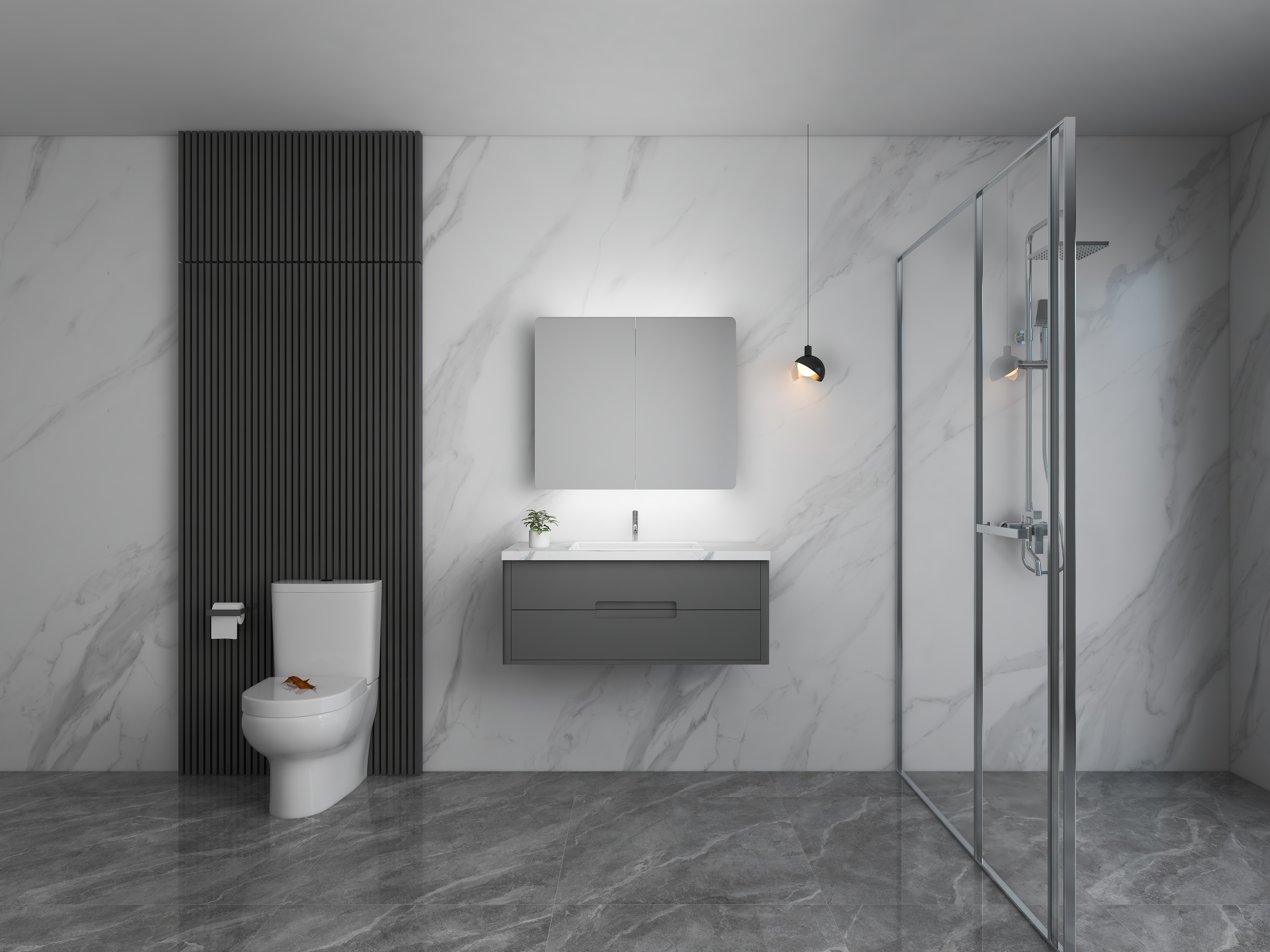 Framed Vanity Mirror With Lights R Angle Vanity Touch Screen Mirror for Decoration and Makeup