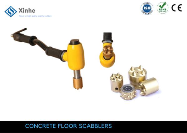 Handheld Electric Concrete Scarifying Machine Multiplane Scabblers For Traffic