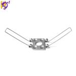 Round SS316 Stainless Steel Spiral Torsion Spring Clip Double Wheel for Led