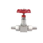 Industrial PTFE Stainless Needle Valve DN25 SS316 Straight Through Type at
