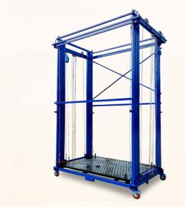 Quality 300kg Mobile Lift Scaffolding Equipment For Lifting Materials wholesale