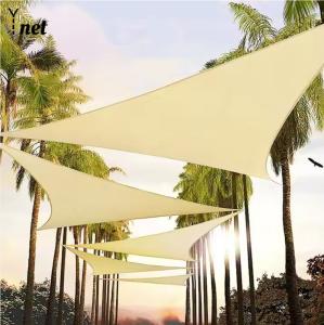 Quality 4x5m 2.5x3m HDPE Sun Shade Sail Triangle Waterproof Sun Shades For Patio wholesale