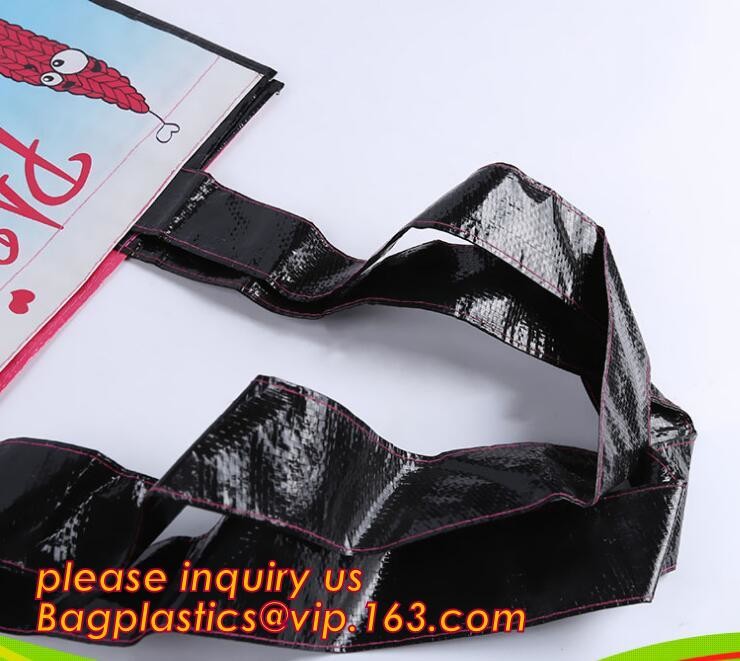 Fashion WaterProof PP Woven Laminated Handle Shopping Bag,fashion laminated reusable pp woven big shopping woven bag