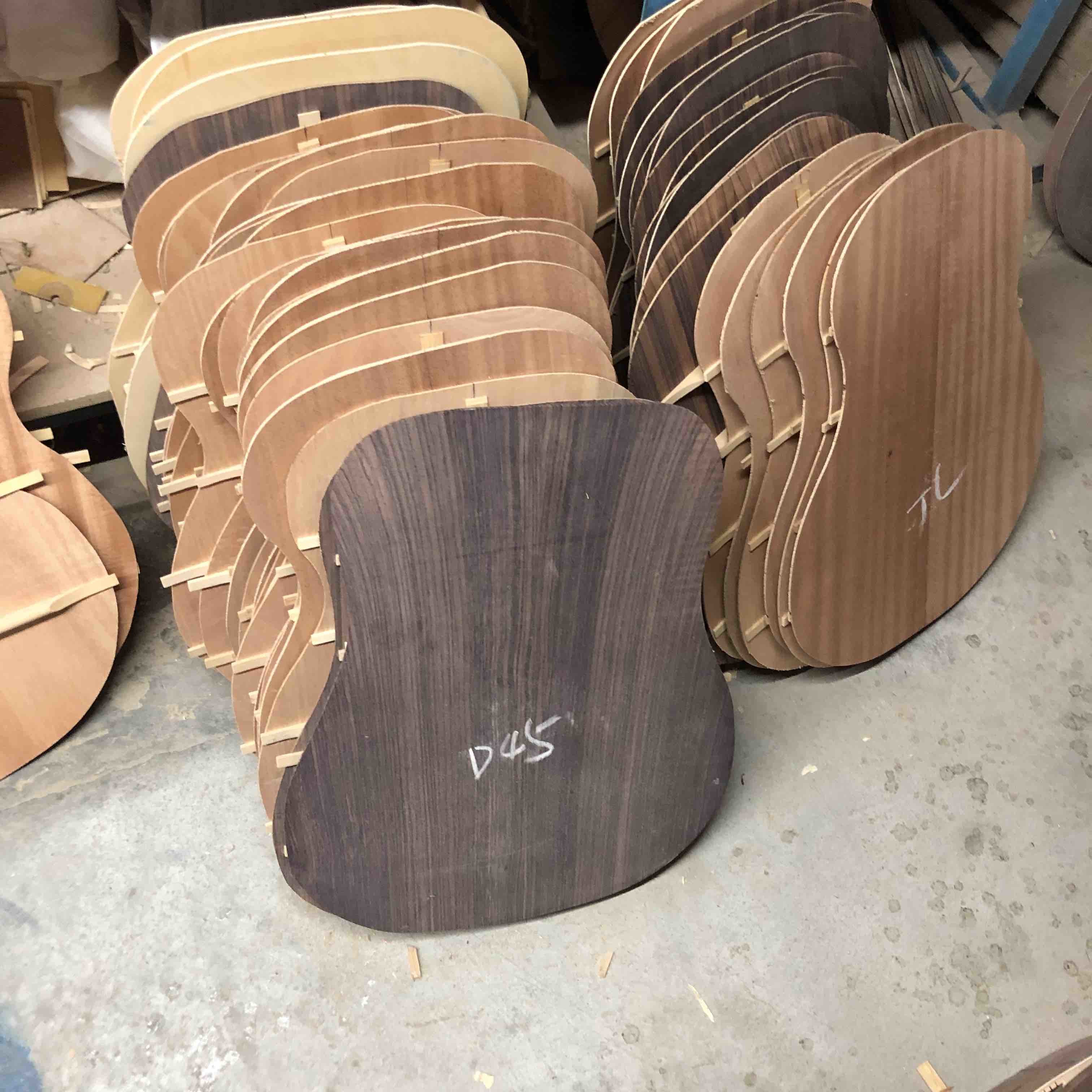 AAAAA All Solid Spruce Wood Flamed Maple Back Side Ebony Fingerboard G614AA Acoustic Electric Guitar