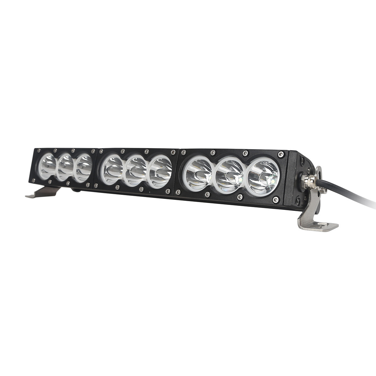 H Style 90W White Color 9pcs 10W CREE LED LIGHT BAR 6000K 10-30V Combo Beam,Flood Beam, Spot beam