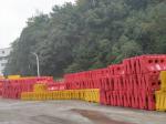 1500*800mm Red & White Water Filled Plastic Flood Barriers FOR Road Construction