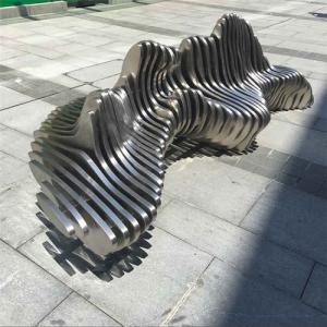 Quality Garden Large Statue Metal Abstract Mirror Art Stainless Steel Sculpture wholesale