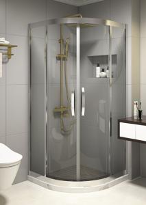 Quality 900x900x1900 6mm tempered glass Waterproof Bathroom C Shower Enclosure , wholesale