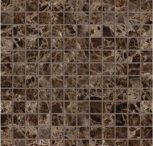 Quality Dark Emperador Marble Mosaic Polished Cut to Size Marble Tiles for Wall Tile wholesale