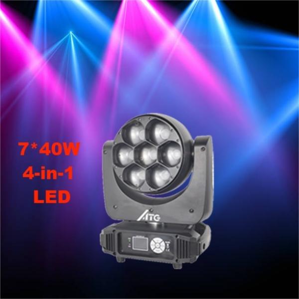 LED Matrix Light MF-1240YR 7X15W RGBW Big Eyes Zoom Light Head for Church Stage