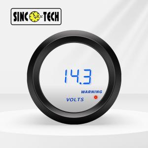 Quality Sinco Tech 6117B Car Gauge LED 52mm Voltmeter Gauge Auto Mobile Meter Display Plastic wholesale