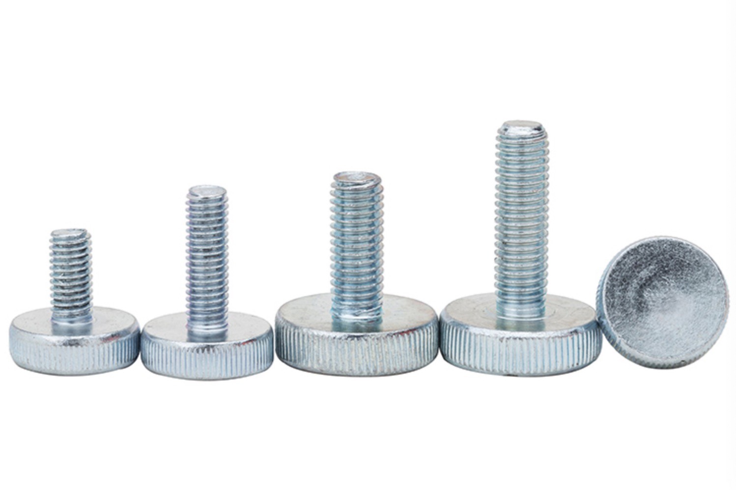 Zinc Plated Steel DIN653 Knurled-Head Thumb Screws Knurled-Head Adjustment Screws