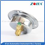 Plating Air Compressor Pressure Gauge , Silver High Temp Pressure Gauge