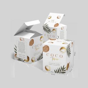 Quality Custom Logo Folding Paper Candle Packaging Cardboard Paper Box wholesale