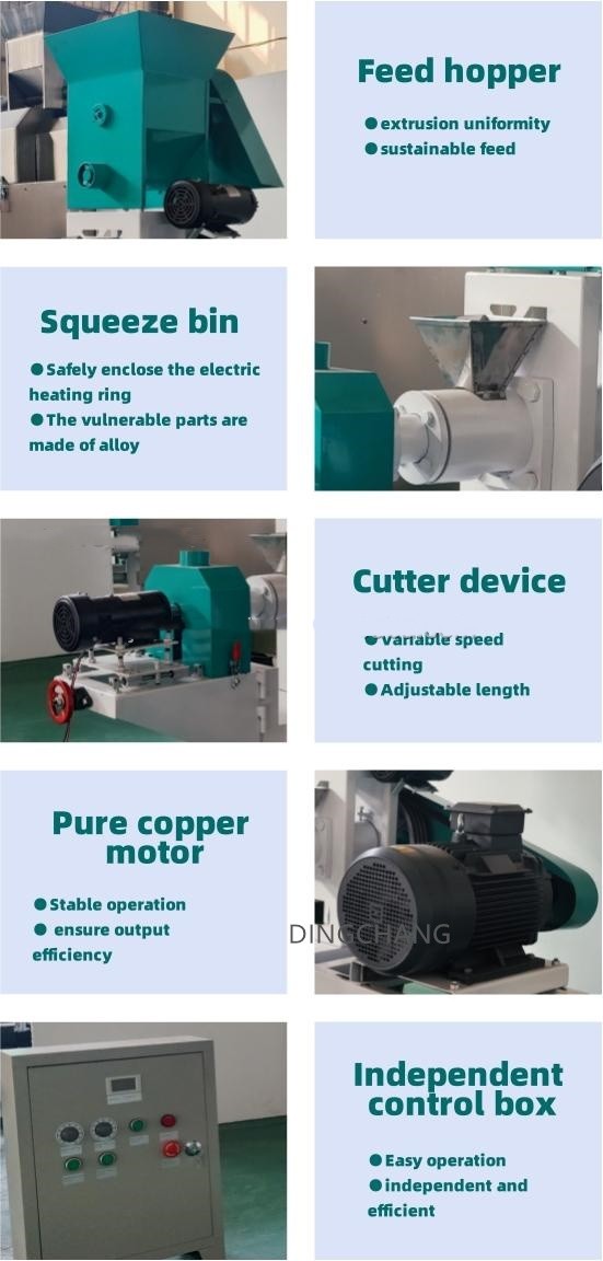 Automatic Pellet Snack Food Manufacturing Machinery Extruder Children Snacks Making Machine