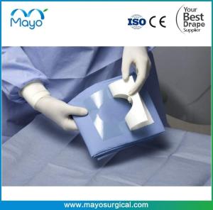 Quality Water Repellent Surgical Drape With Adhesive / Off Centre And Cable Hole wholesale