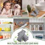 75g Activated Bamboo Charcoal Air Purifying Bag for Eliminating Refrigerator
