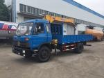 6 Wheel Truck Mounted Hydraulic Crane , 5 Tons XCMG Powerful Truck Mounted