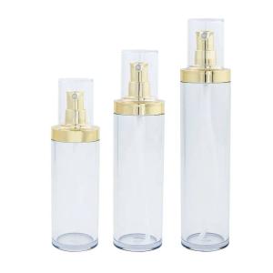 Quality Full Cap Spray Bottle 60/80/100ml Gradient Color Plastic Packaging Bottle For Cosmetic wholesale